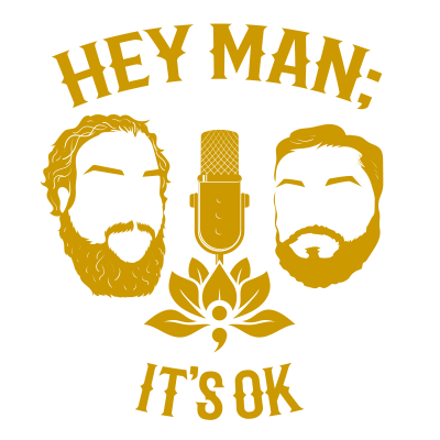 Hey Man It's Ok Logo Gold